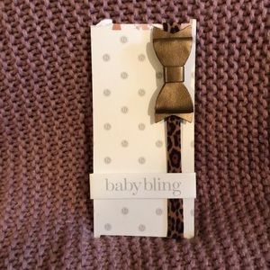 Baby Bling Leopard Bow Headband
